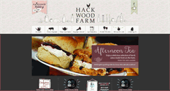 Desktop Screenshot of hackwoodfarm.com